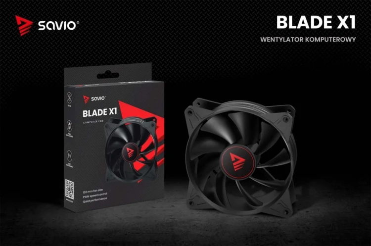 Savio Wentylator BLADE 120mm 4-pin PWM