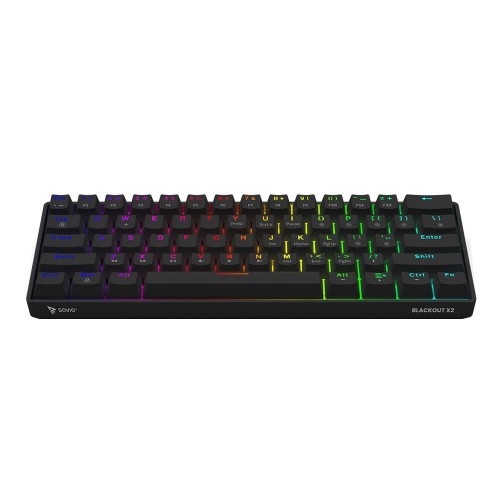 Savio Klawiatura mechaniczna BLACKOUT X2  OUTEMU Red, Hot Swap