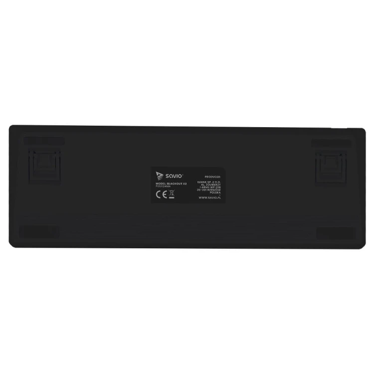 Savio Klawiatura mechaniczna BLACKOUT X2  OUTEMU Red, Hot Swap