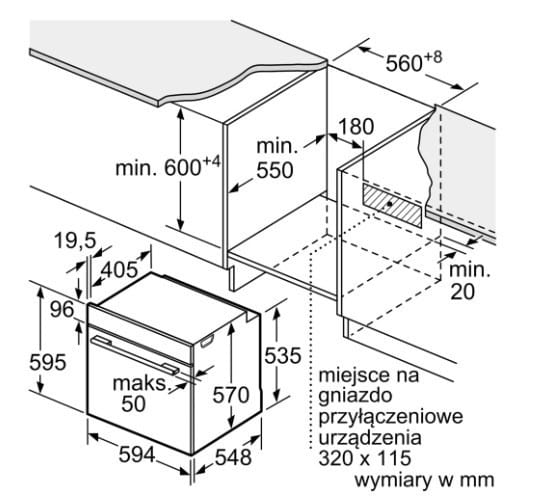 Bosch Piekarnik HBA534ES3