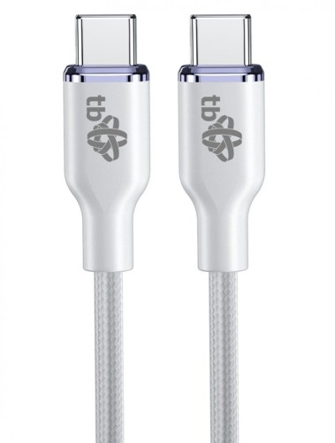 TB Kabel USB C - USB C 60W Glamour 1.5m biały