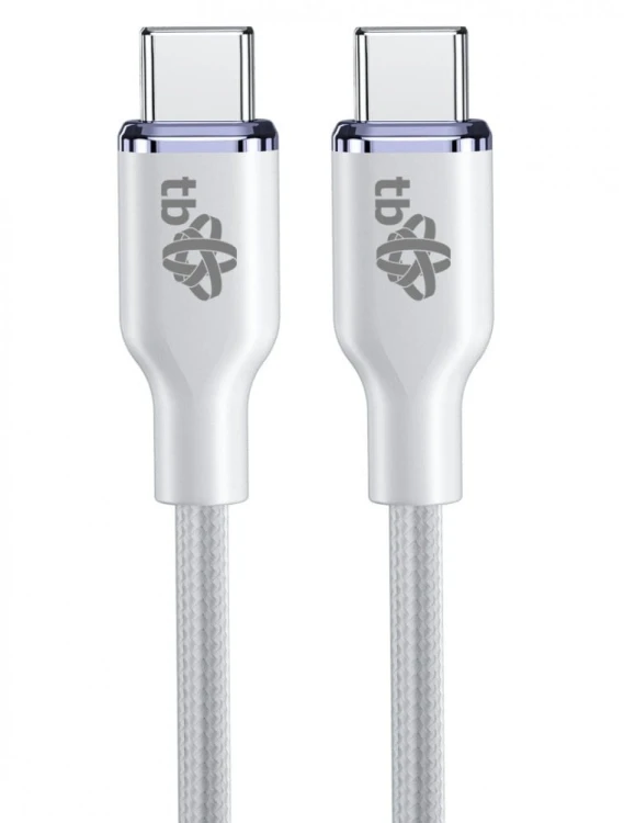 TB Kabel USB C - USB C 60W Glamour 1.5m biały