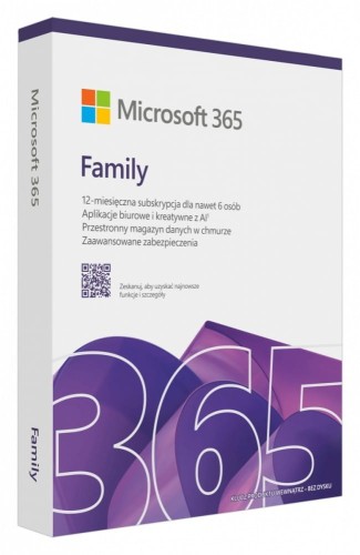Microsoft M365 Family PL 1Y 6U Win/Mac EP2-32382