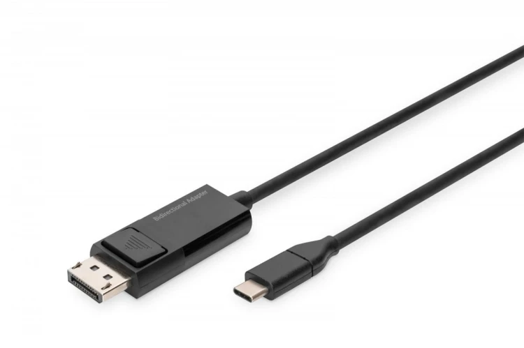 Digitus Kabel adapter USB Typ C/DisplayPort dwukierunkowy 8K 30Hz 2m
