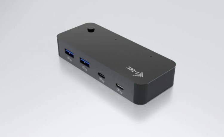i-tec Universal KVM HUB 2x USB-C + 2x USB-A 3.0