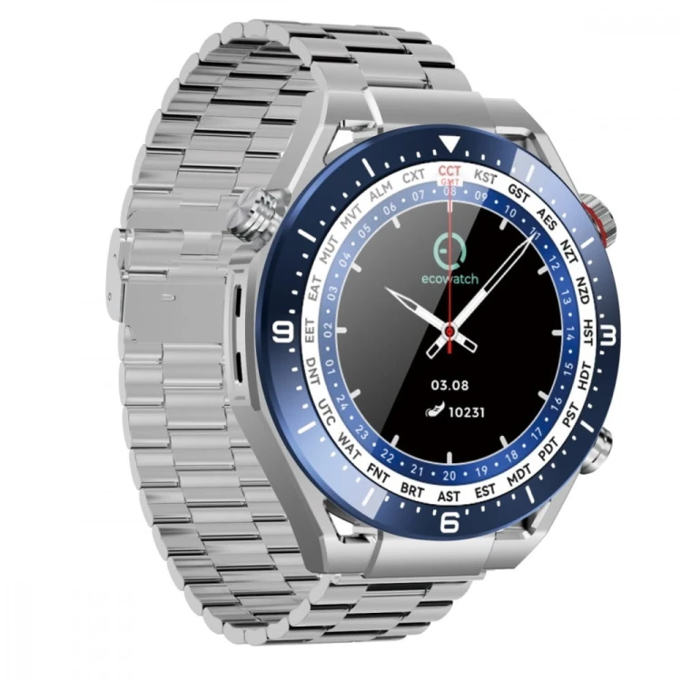 EcoWatch Smartwatch EW01 silver