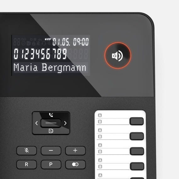 Gigaset Telefon przewodowy Desk600 Czarny