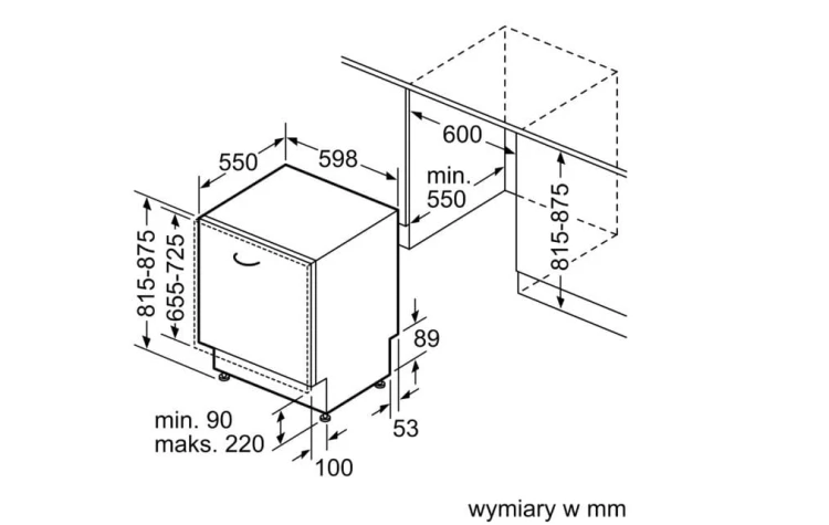 Bosch Zmywarka serie 6, 3 kosz SMD6ECX12E