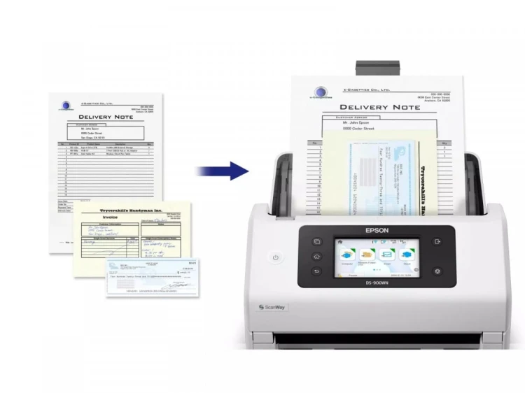 Epson Skaner WF DS-900WN A4/ADF100/140ipm/(W)GLAN/USB3.2