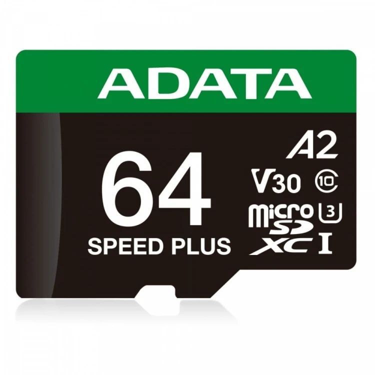 Adata Karta microSD Speed Plus 64GB UHS1 U3 V30 A2 160/140 MB/s