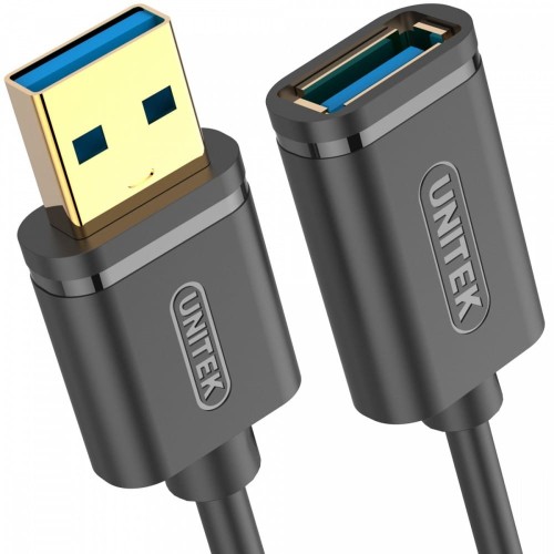 Unitek Przedłużacz USB 3.0, 1M, AM-AF; Y-C457GBK