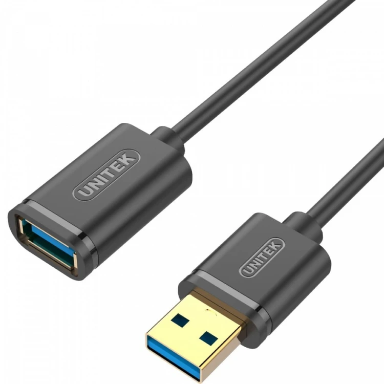 Unitek Przedłużacz USB 3.0, 1M, AM-AF; Y-C457GBK