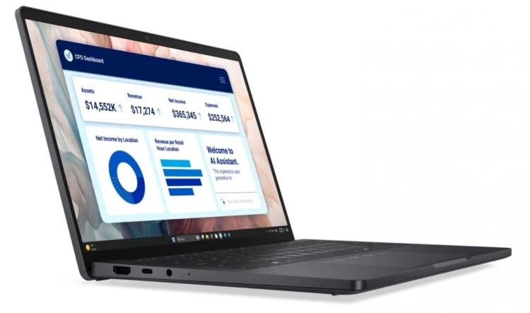 Dell Laptop Dell Pro 13 Premium PA13250/Ultra 7 268V/32GB/512GB SSD Gen4/13.3 QHD+ Touch/Arc/FgrPr/Cams&amp;Mic/WLAN+BT/Bck Kb/3C/vPro/3YPS Magnesium