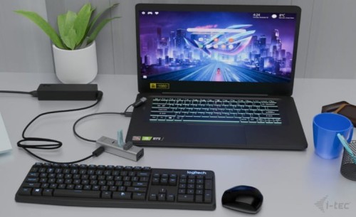 i-tec Uniwersalny metalowy ładujący HUB 2xUSB-C/2xUSB-A PD 85W