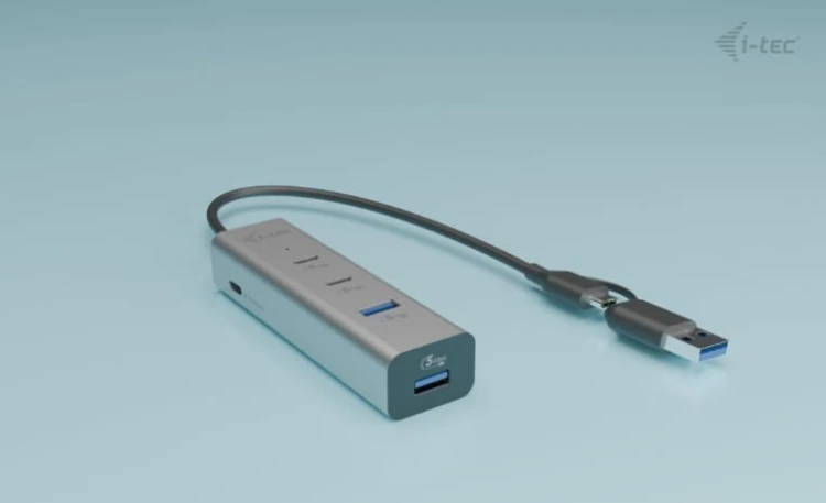 i-tec Uniwersalny metalowy ładujący HUB 2xUSB-C/2xUSB-A PD 85W