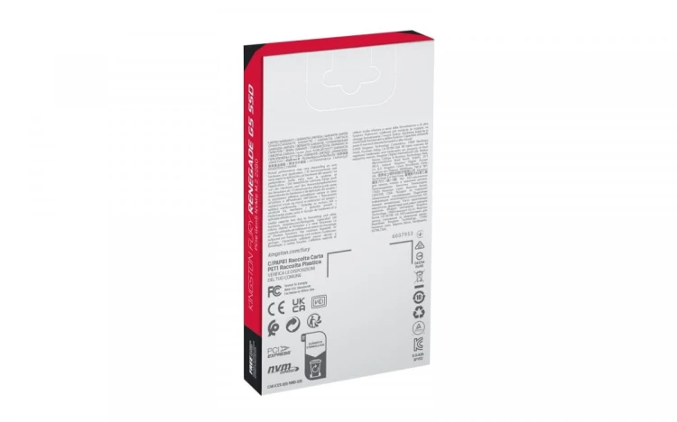 Kingston Dysk SSD Renegade G5 4TB NVMe 5.0 M.2 2280 14800/14000MB/s