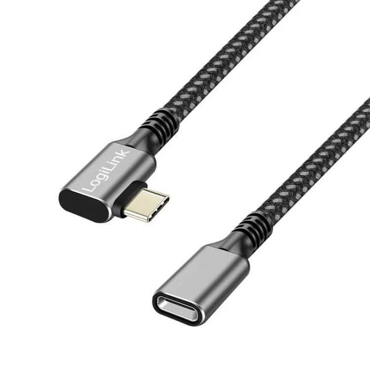 LogiLink Kabel USB3.2 gen2 TypeC do USB-C/F, PD, 0.5m