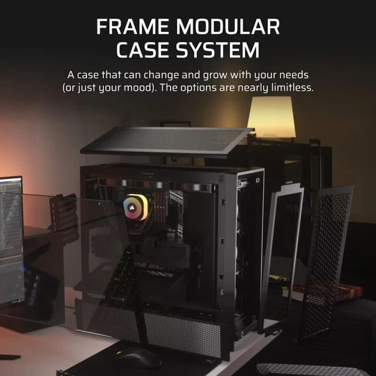 Corsair Obudowa FRAME 4000D RS Black Mid Tower ATX