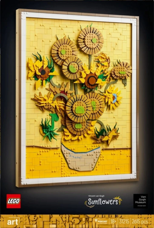 LEGO Klocki ART 31215 Słoneczniki Vincent van Gogh