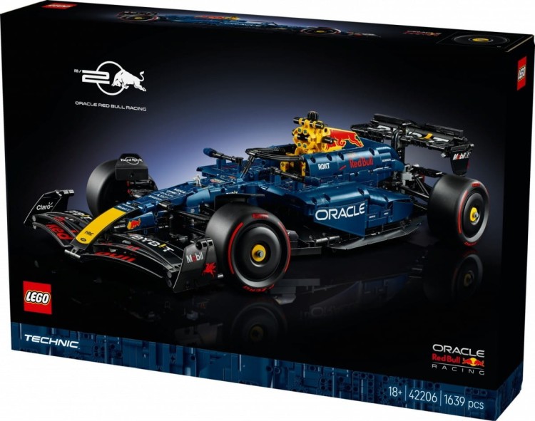 LEGO Klocki Technic 42206 Bolid F1 Oracle Red Bull Racing RB20