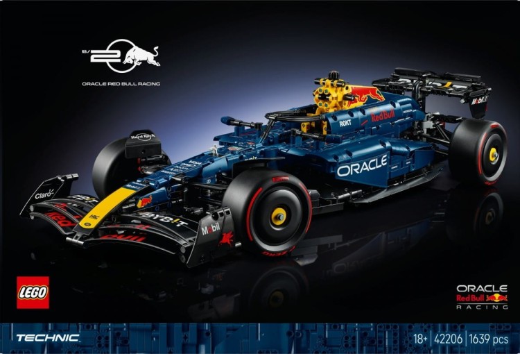 LEGO Klocki Technic 42206 Bolid F1 Oracle Red Bull Racing RB20