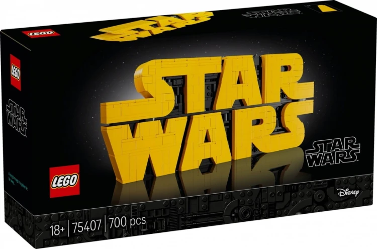 LEGO Klocki Star Wars 75407 Logo Star Wars zbudowane z klocków