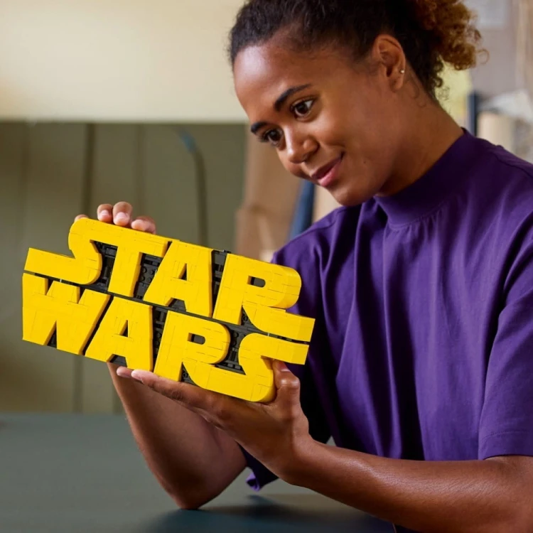 LEGO Klocki Star Wars 75407 Logo Star Wars zbudowane z klocków