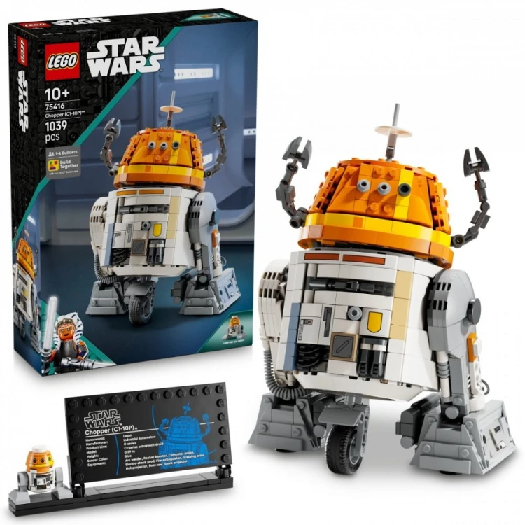 LEGO Klocki Star Wars 75416 Droid astromechaniczny Chopper (C1-10P)