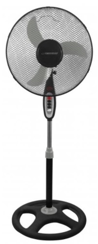 Esperanza Wentylator stojący Typhoon czarno-szary