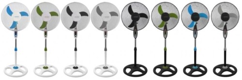 Esperanza Wentylator stojący Typhoon czarno-szary