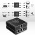 Qoltec Rozdzielacz Splitter Ethernet mini SWITCH 1x3 RJ45 | 1000Mb/s |  USB-C | Aluminium