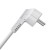 Qoltec Kostka zasilająca przedłużacz 6w1 z podświetlanym włącznikiem |  3x AC | 2x USB | 1x USB-C PD 20W | biała | kabel 2m