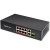 Qoltec Przełącznik sieciowy SWITCH FAST Ethernet 8x RJ45 PoE 2x RJ45 Uplink 1x SFP | 120W | 1000Mb/s