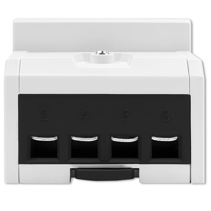 Qoltec Trójfazowy elektroniczny licznik | miernik zużycia energii na szynę DIN | 400V | 100A | LCD | 4P
