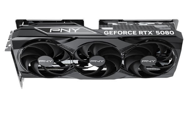 PNY Karta graficzna GeForce RTX5080 OC 3F 16GB 256-bit 960GB/s