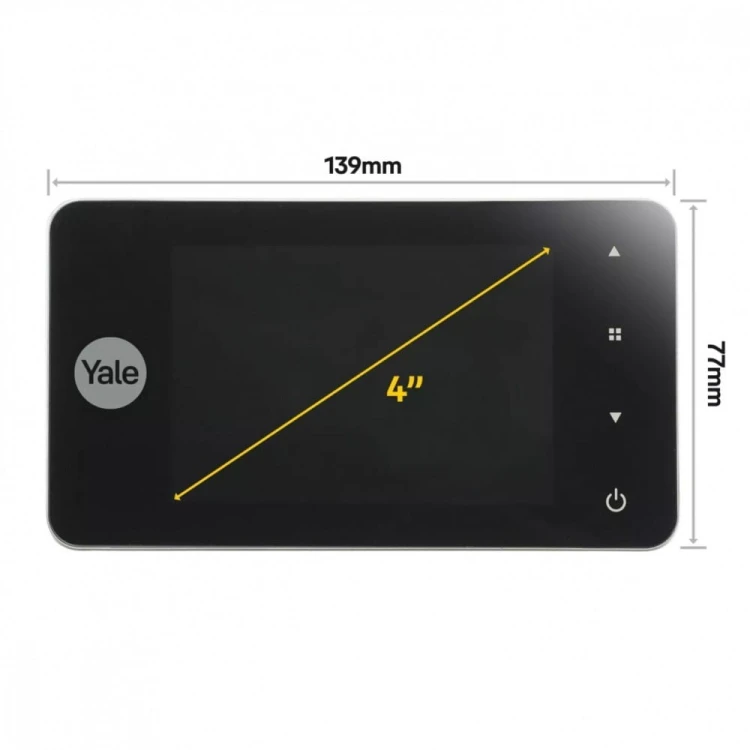 YALE HOME Elektroniczny wizjer drzwiowy DDV 4500