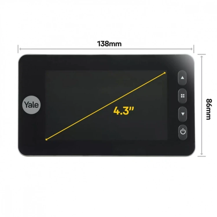 YALE HOME Elektroniczny wizjer drzwiowy DDV 5800