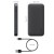 AUKEY PB-Y46 Power Bank | 10000 mAh | 15W | 2xUSB | LED | kabel USB-C