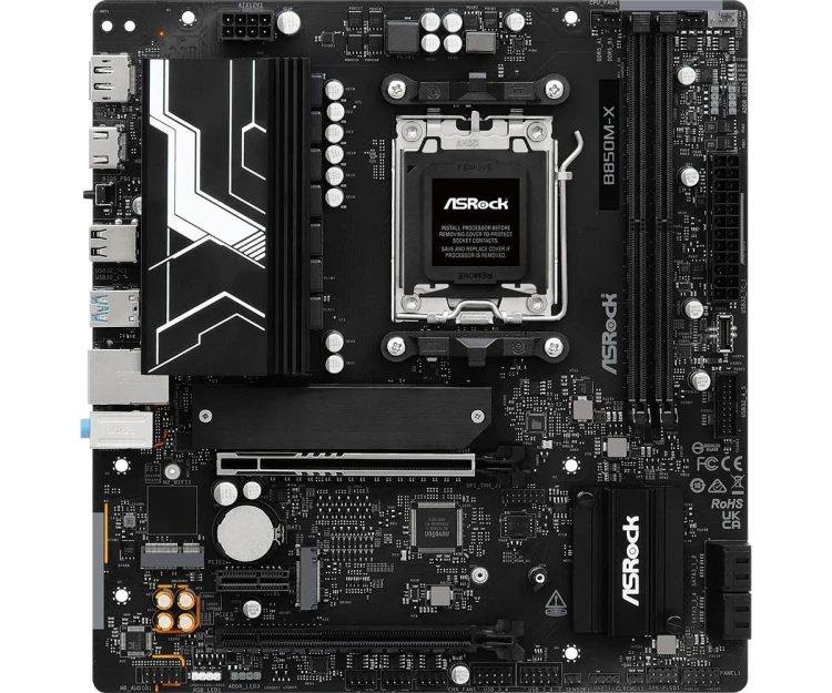 ASRock Płyta główna B850M-X R2.0 AM5 2DDR5 M.2 USBC mATX