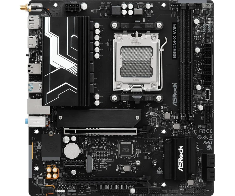 ASRock Płyta główna B850M-X WIFI R2.0 AM5 2DDR5 M.2 USBC mATX