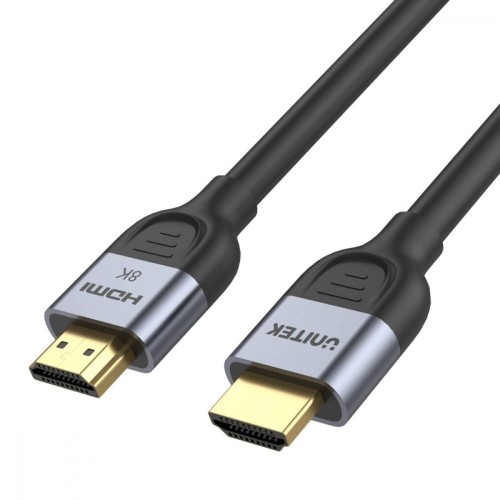 Unitek Kabel HDMI 2.1 8K 60Hz 2m; czarny; C11086GY01-2M