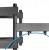Manhattan Uchwyt ścienny do TV 60-100cali LED/LCD 80kg obrotowy uchylny