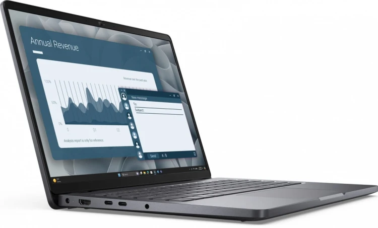 Dell Laptop Dell Pro 14 PC14255/AMD Ryzen 5 220/16GB/256GB/14.0 FHD+/Radeon 740M/FgrPr/Cam &amp; Mic/WLAN + BT/Backlit Kb/3 Cell/W11Pro