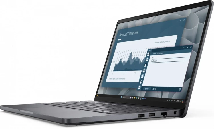 Dell Laptop Dell Pro 14 PC14255/AMD Ryzen 5 220/16GB/256GB/14.0 FHD+/Radeon 740M/FgrPr/Cam &amp; Mic/WLAN + BT/Backlit Kb/3 Cell/W11Pro