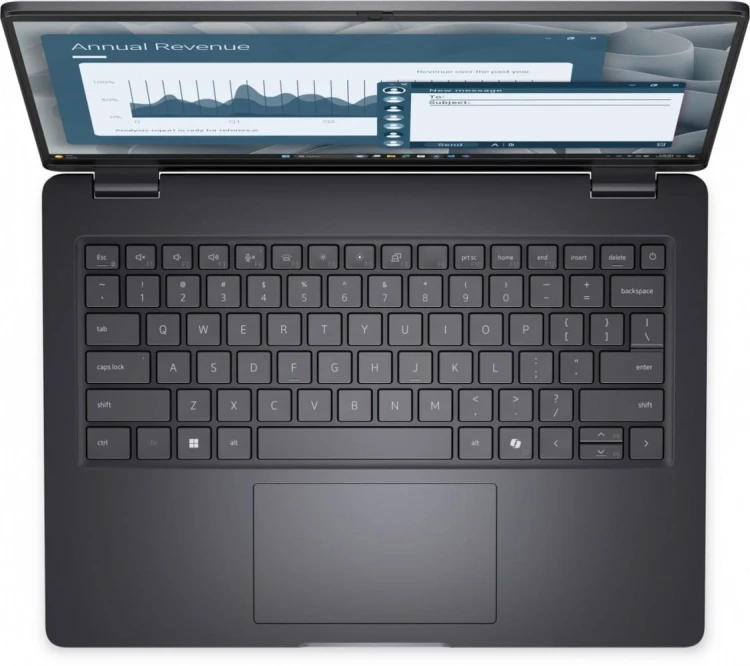 Dell Laptop Dell Pro 14 PC14255/AMD Ryzen 5 220/16GB/256GB/14.0 FHD+/Radeon 740M/FgrPr/Cam &amp; Mic/WLAN + BT/Backlit Kb/3 Cell/W11Pro