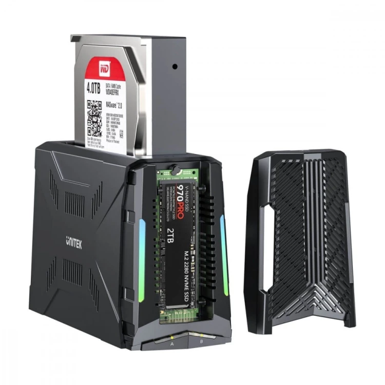 Unitek Stacja klonująca dyski 4x M.2 SSD, USB 4; S1243BGY01-EU