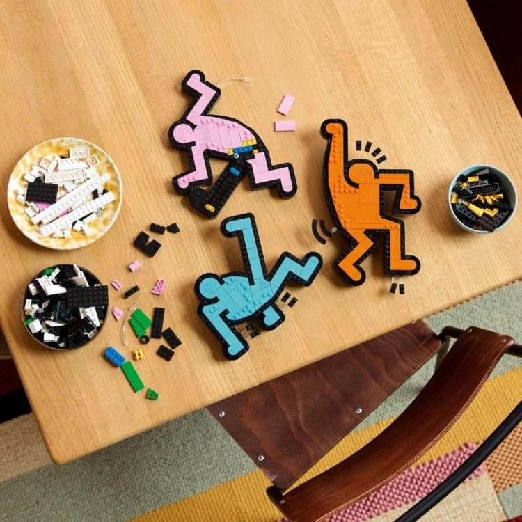 LEGO Klocki ART 31216 Keith Haring - tańczące postacie