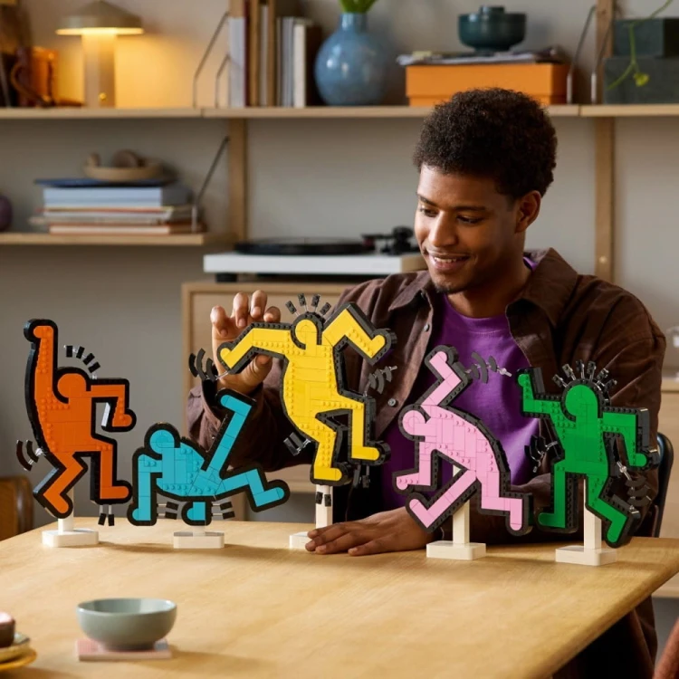 LEGO Klocki ART 31216 Keith Haring - tańczące postacie