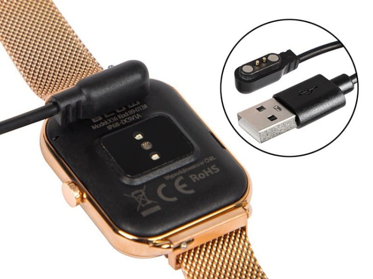 BLOW Smartwatch X16 Bluetooth różowy