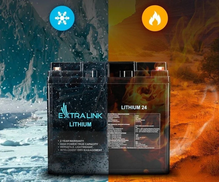 Extralink Akumulator LiFePO4  24AH 12.8V BMS EX.30424
